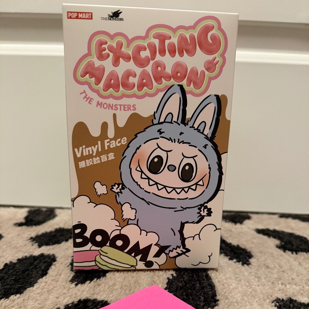 Pop Mart The Monsters Labubu Exciting Macaron Vinyl Face SEA SALT COCONUT